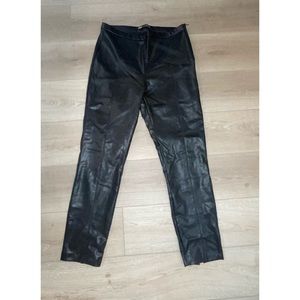 Zara faux leather pants